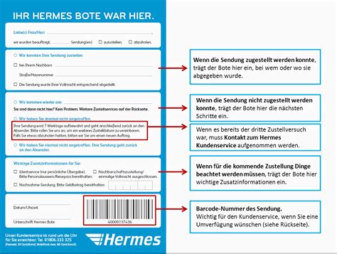 hermes servicenummer